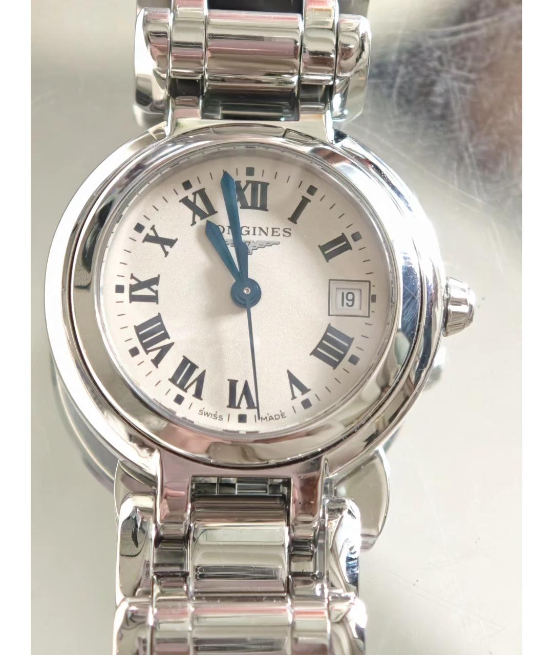 LONGINES Серебряные стеклянные часы, фото 5
