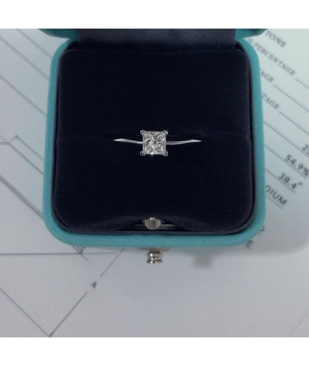 TIFFANY&CO Серебряное платиновое кольцо, фото 5