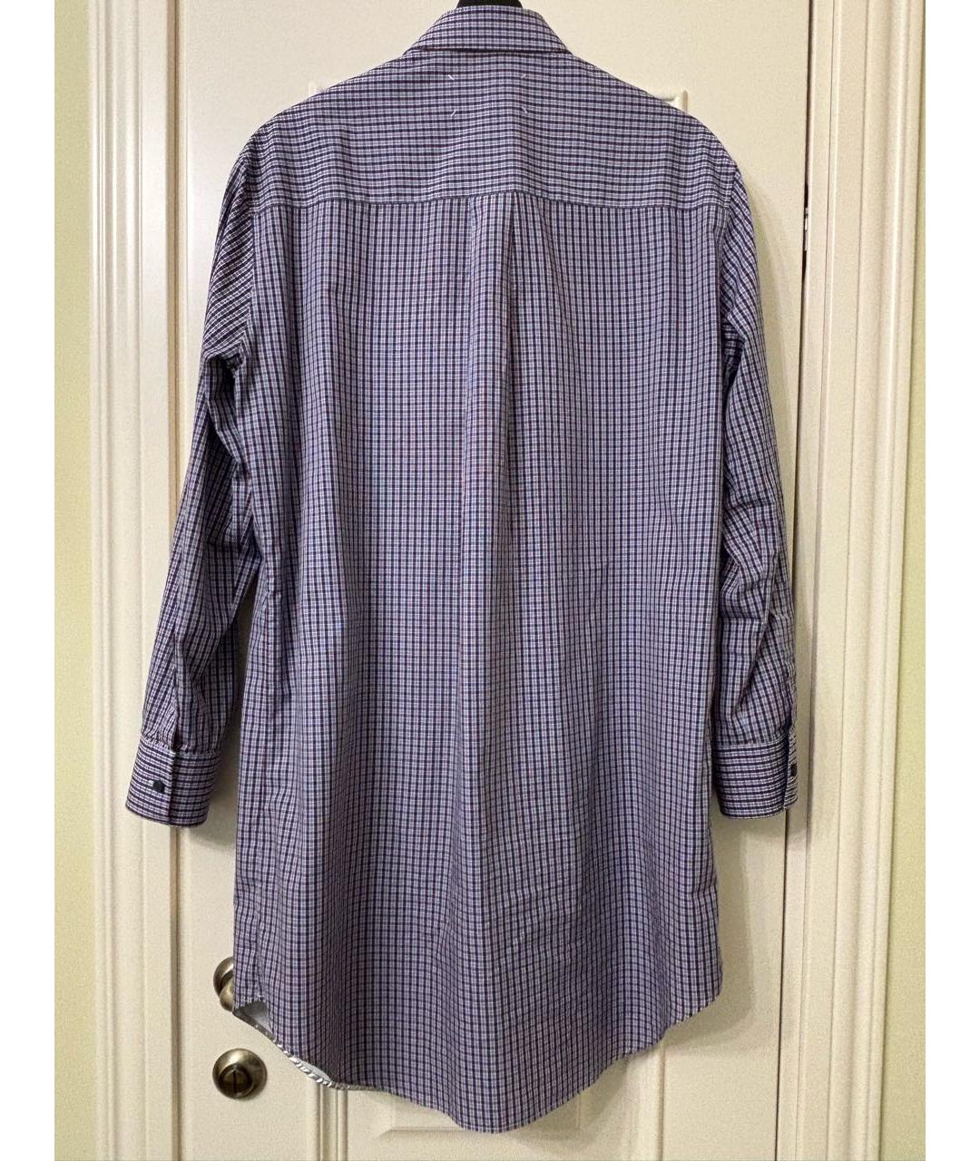MAISON MARGIELA Темно-синее хлопковое платье, фото 2