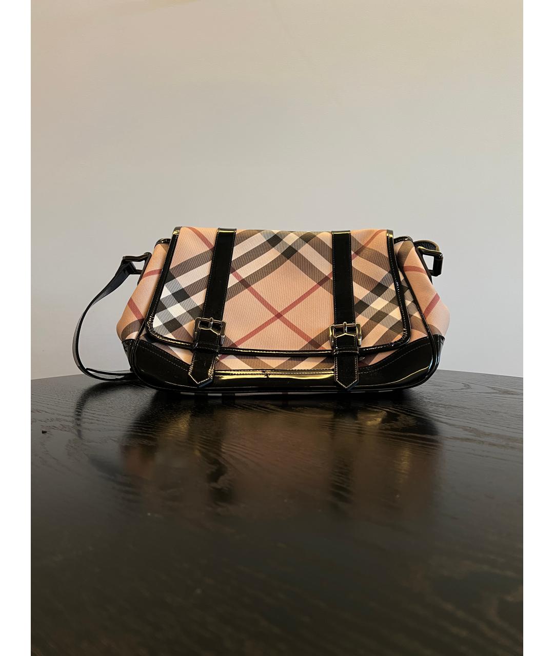 BURBERRY Мульти кожаная сумка через плечо, фото 7