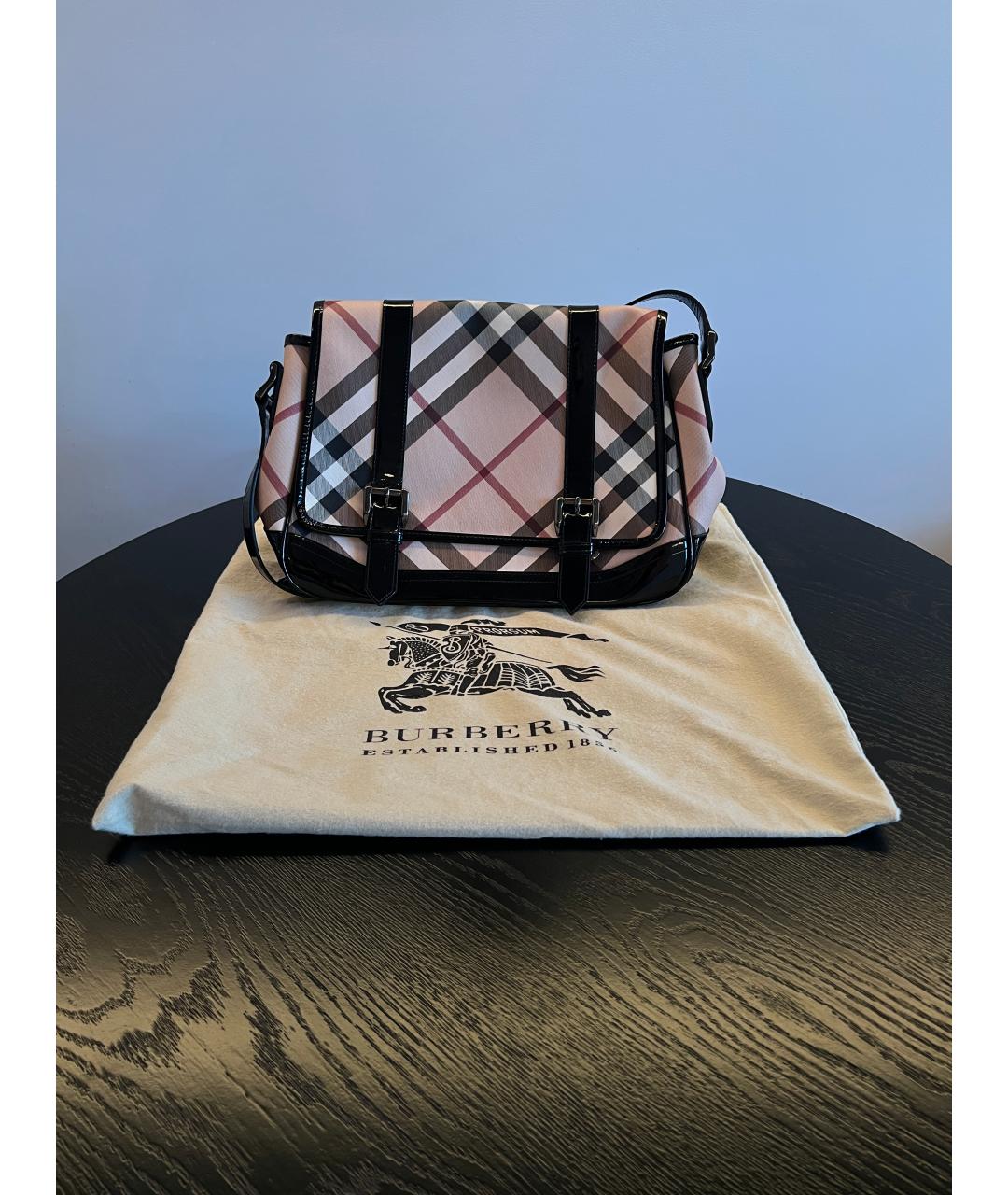 BURBERRY Мульти кожаная сумка через плечо, фото 6