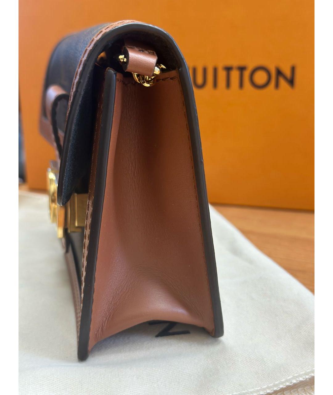 LOUIS VUITTON Коричневая сумка через плечо из канвы, фото 6