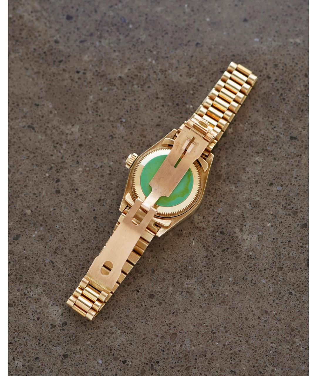 ROLEX Желтые часы из желтого золота, фото 2