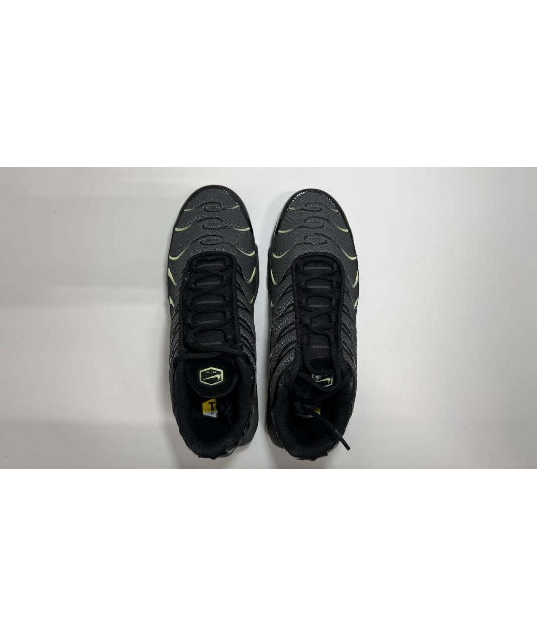 NIKE Антрацитовые текстильные низкие кроссовки / кеды, фото 4