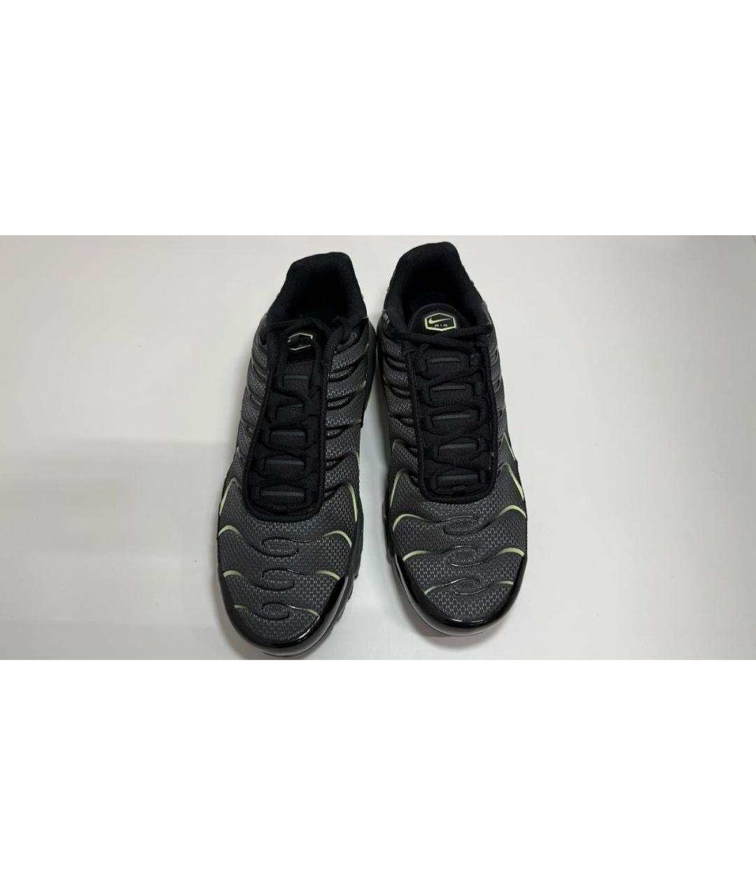 NIKE Антрацитовые текстильные низкие кроссовки / кеды, фото 3