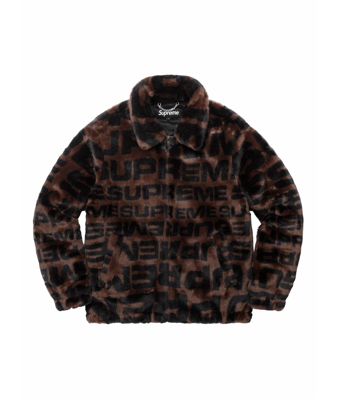 SUPREME Коричневая куртка, фото 1