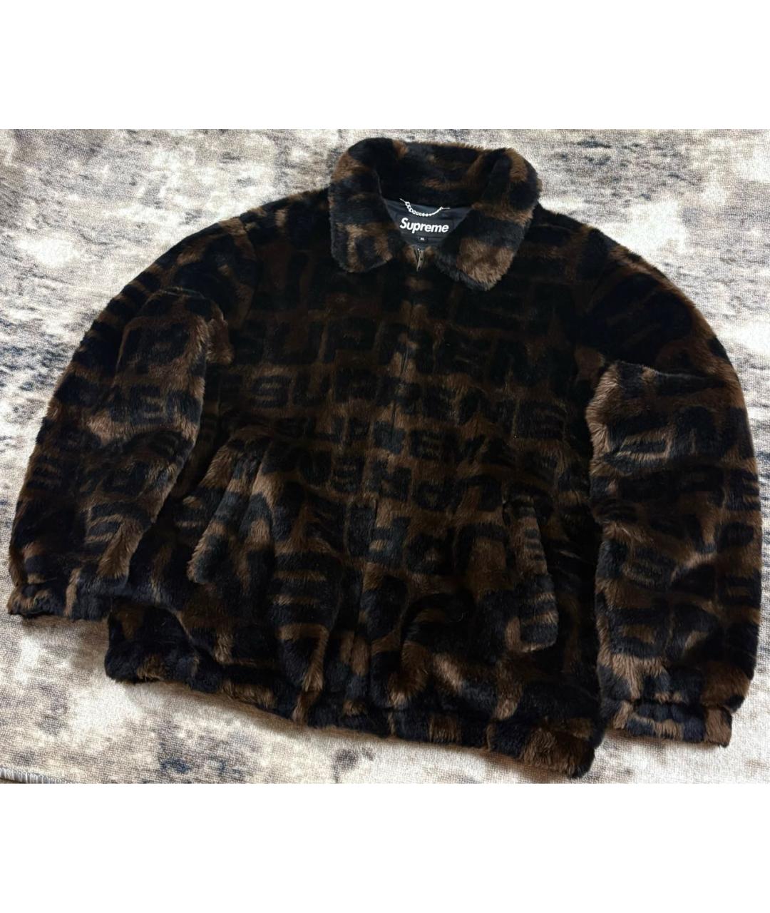 SUPREME Коричневая куртка, фото 3