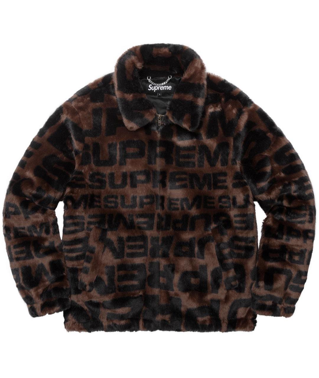 SUPREME Коричневая куртка, фото 6