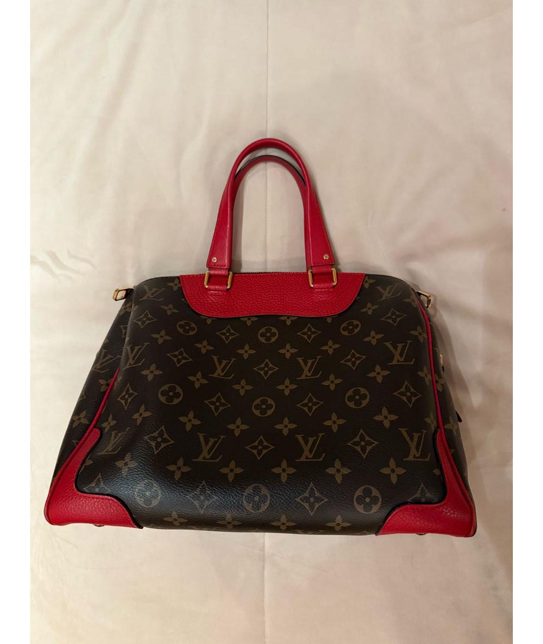 LOUIS VUITTON Коричневая сумка тоут из канвы, фото 2