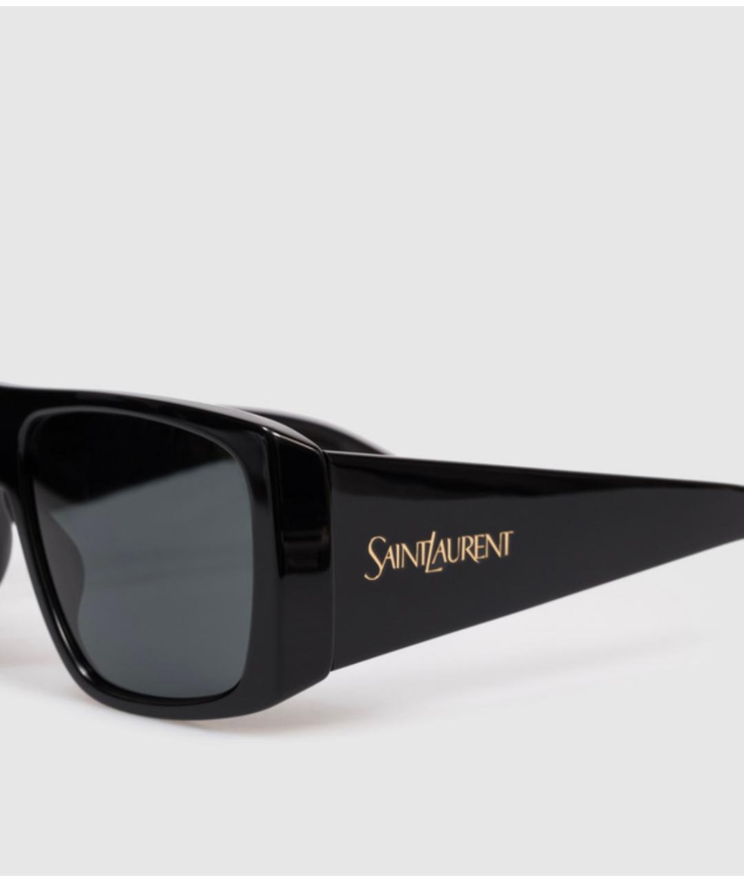 SAINT LAURENT Черные солнцезащитные очки, фото 4