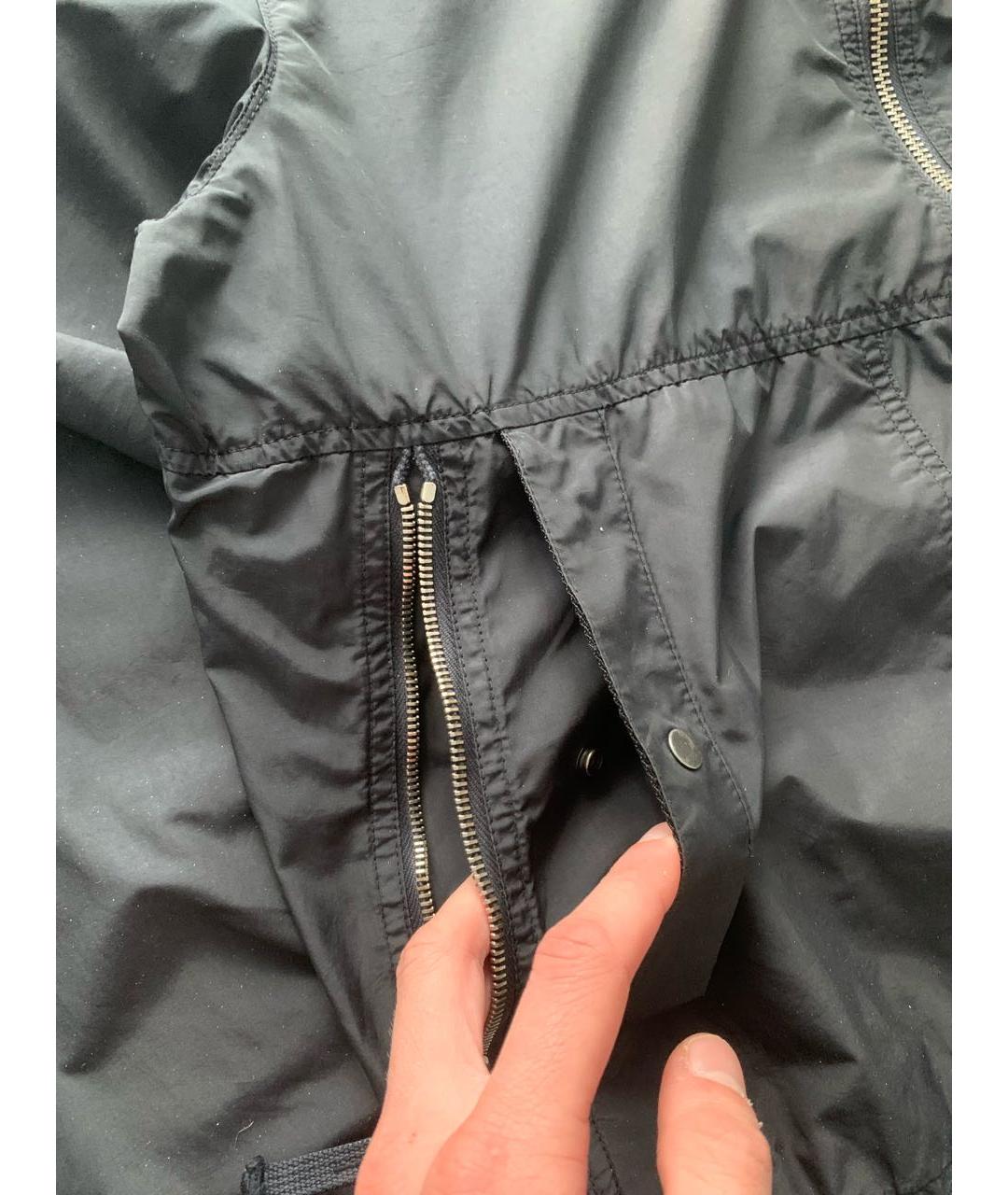 STONE ISLAND Черная нейлоновая куртка, фото 5