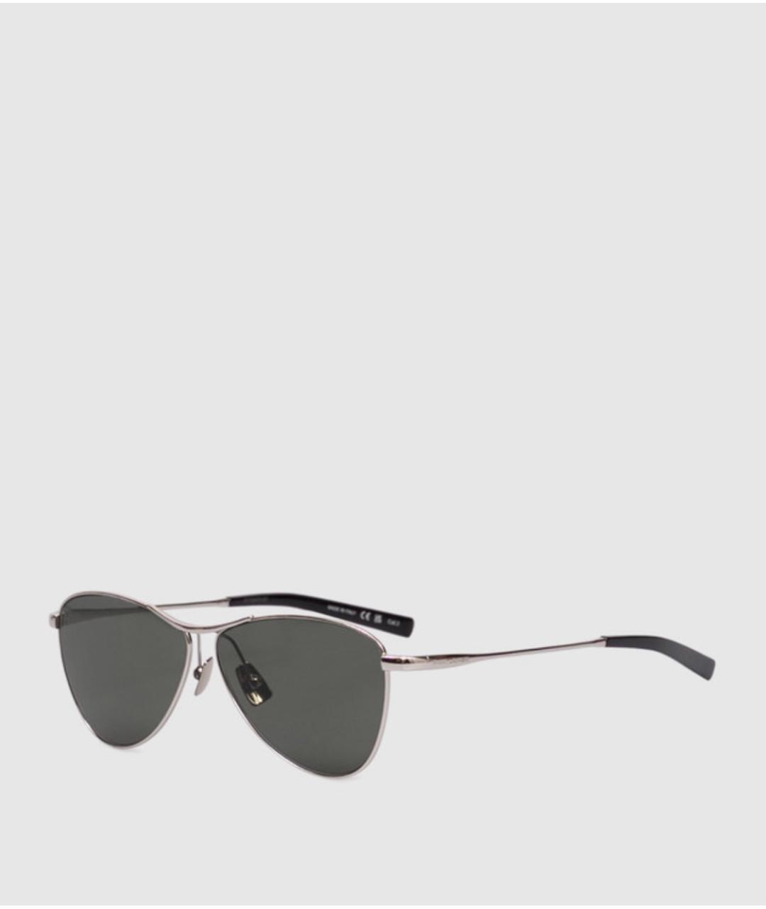 SAINT LAURENT Серебряные солнцезащитные очки, фото 3