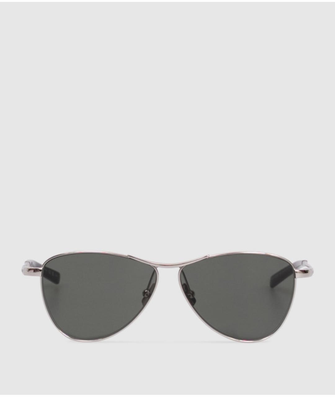 SAINT LAURENT Серебряные солнцезащитные очки, фото 6