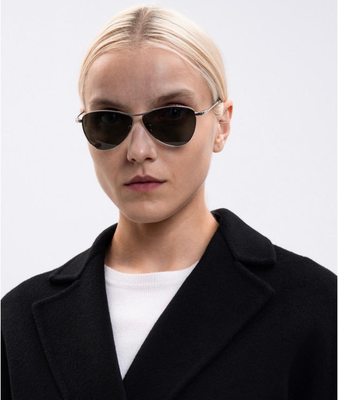 SAINT LAURENT Серебряные солнцезащитные очки, фото 2