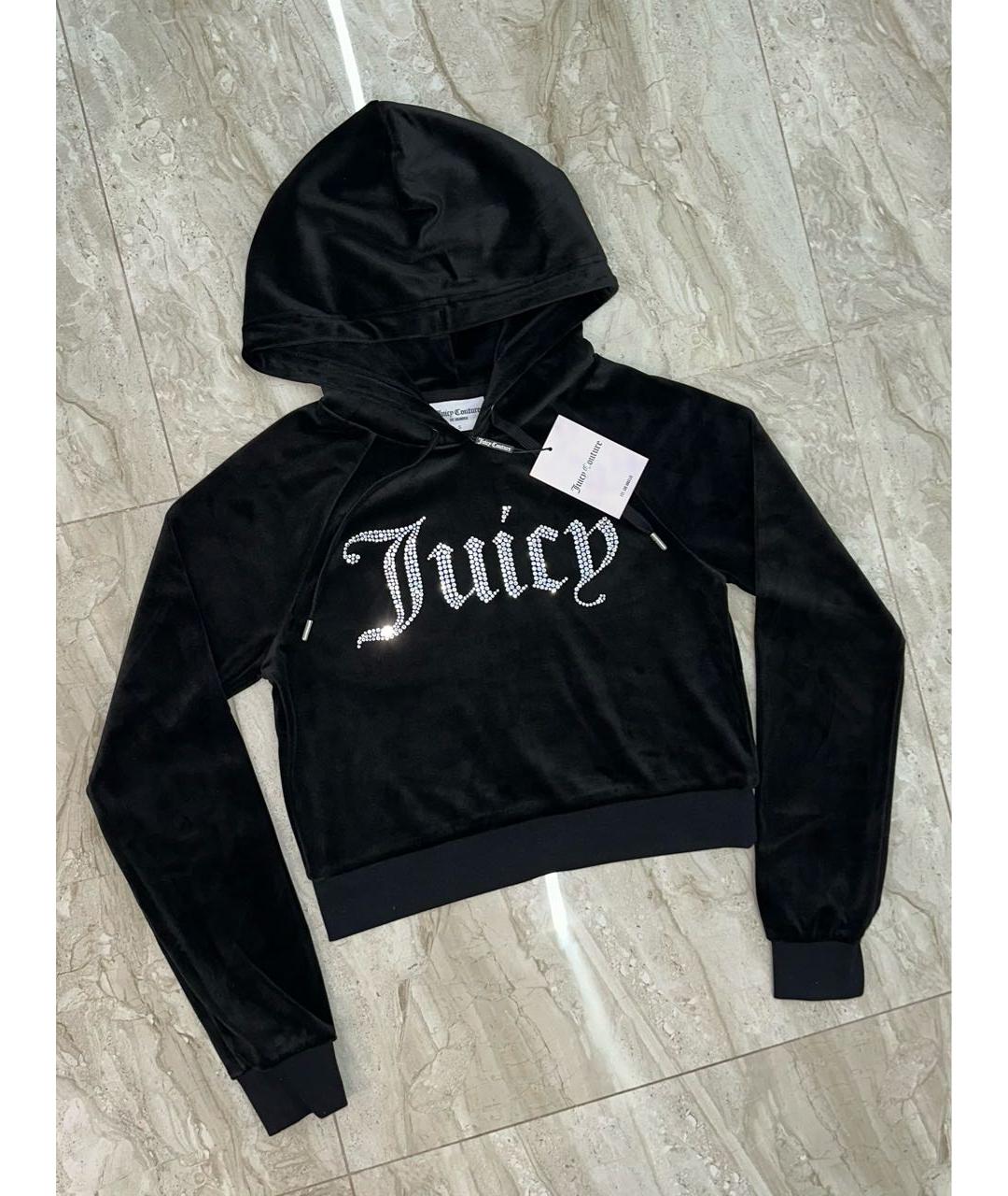 JUICY COUTURE Черный велюровый спортивные костюмы, фото 4