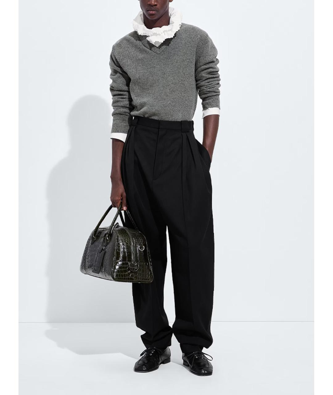 BOTTEGA VENETA Белая хлопковая кэжуал рубашка, фото 5