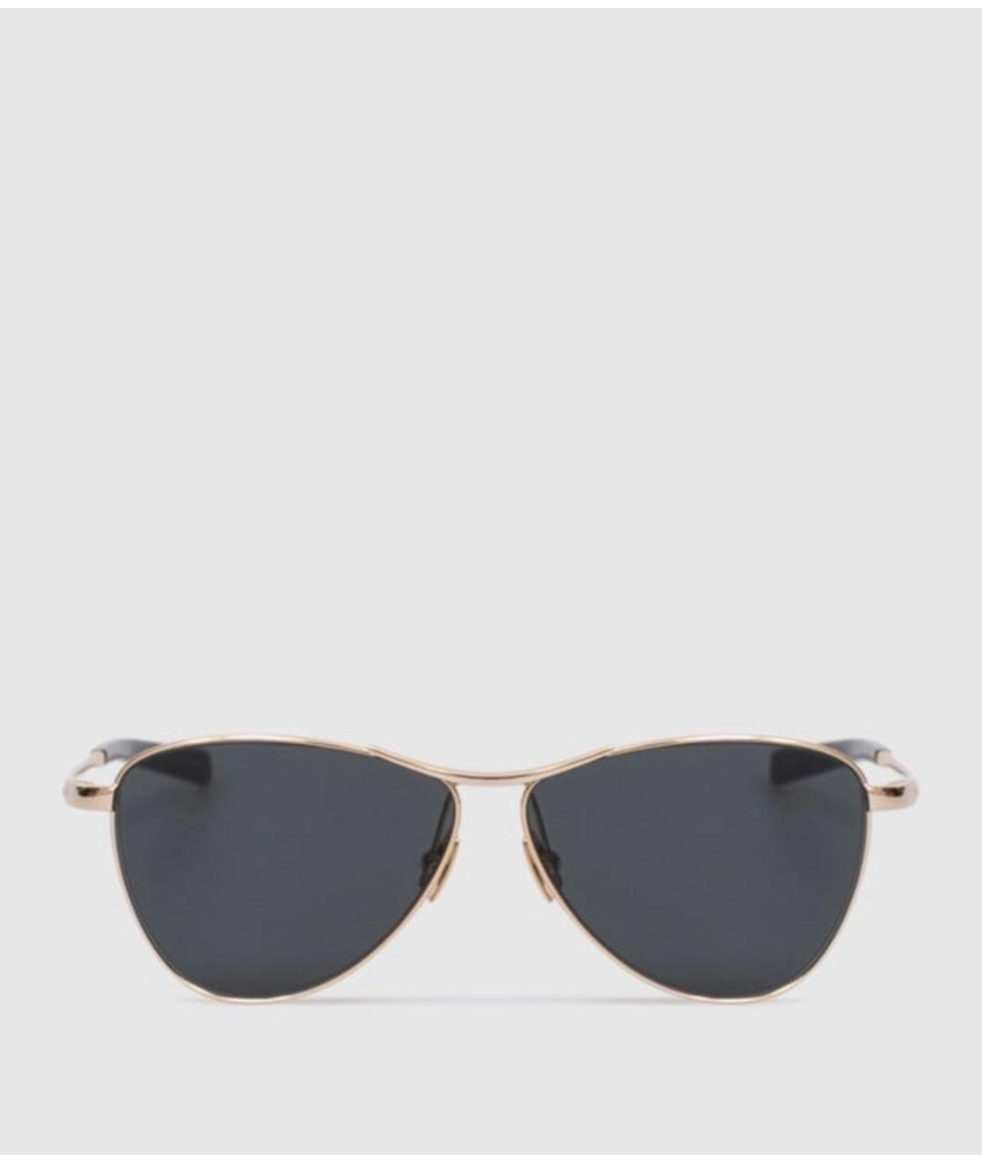 SAINT LAURENT Золотые солнцезащитные очки, фото 6