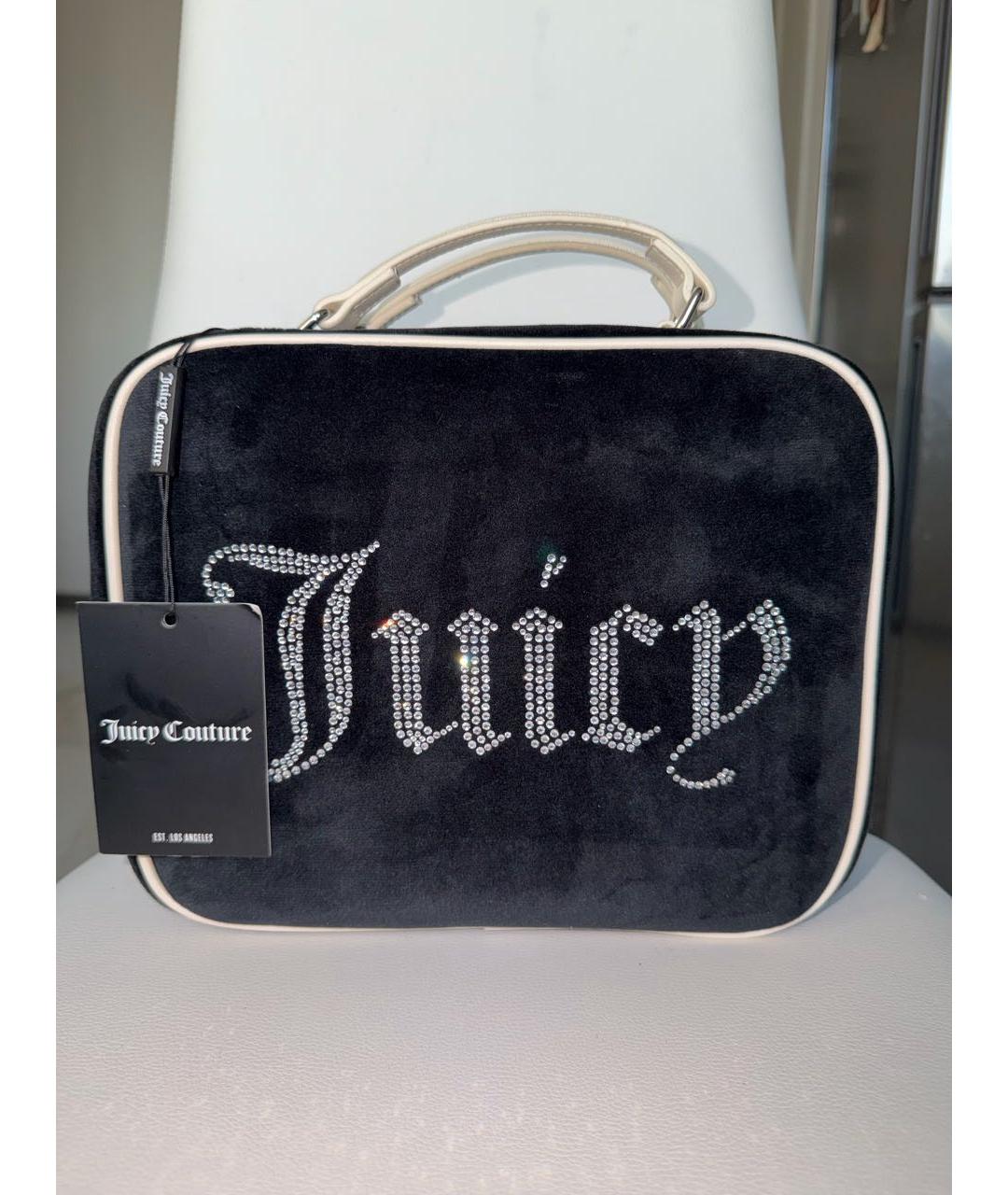 JUICY COUTURE Черная сумка с короткими ручками, фото 7