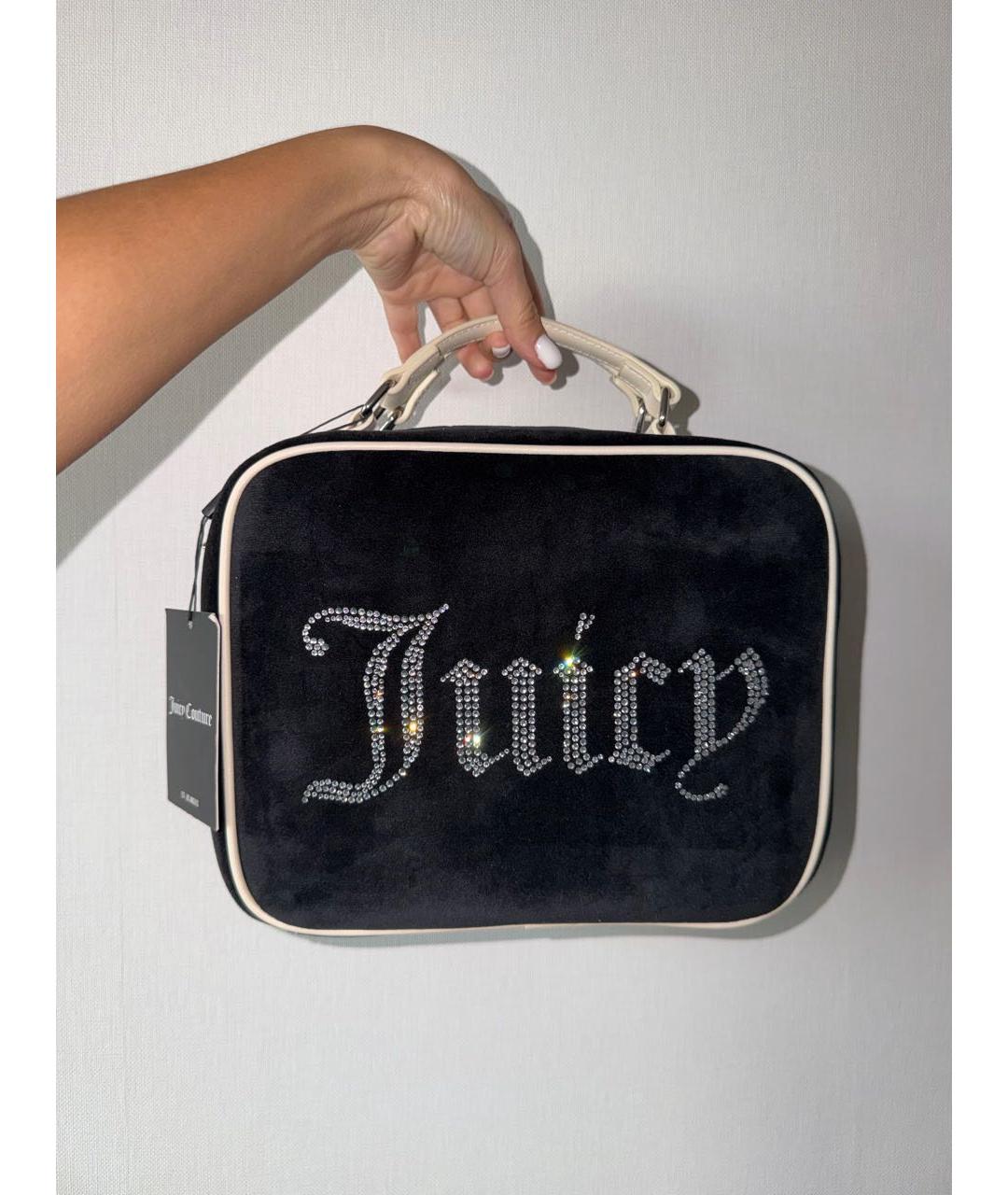 JUICY COUTURE Черная сумка с короткими ручками, фото 8