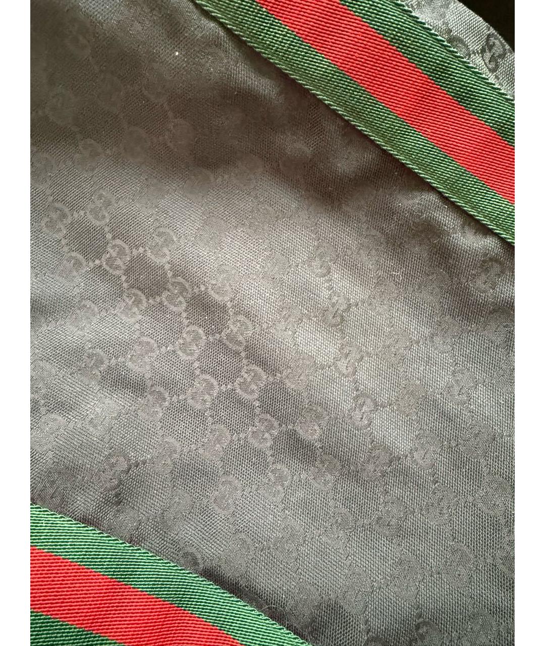 GUCCI Черная пляжная сумка, фото 4