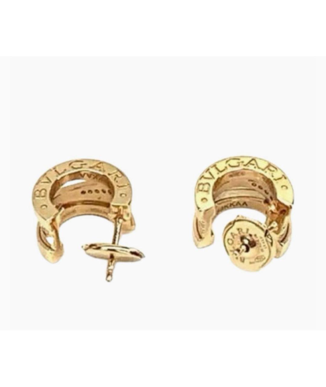 BVLGARI Желтые серьги из желтого золота, фото 6