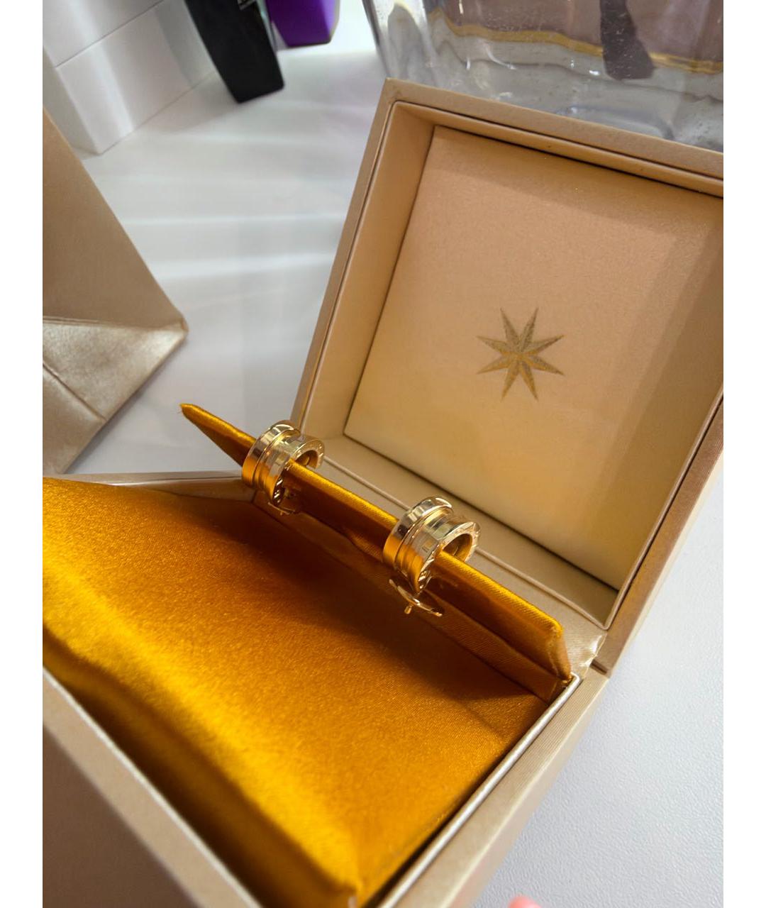 BVLGARI Желтые серьги из желтого золота, фото 3