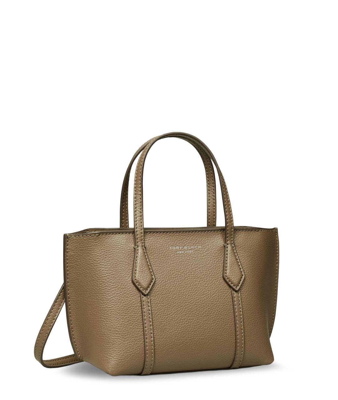 TORY BURCH Кожаная сумка с короткими ручками, фото 3