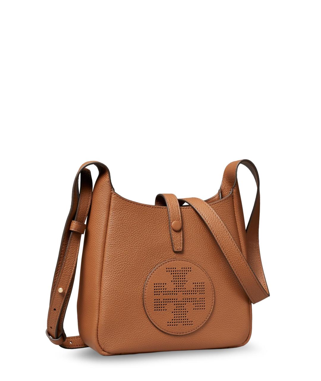TORY BURCH Коричневая кожаная сумка через плечо, фото 3