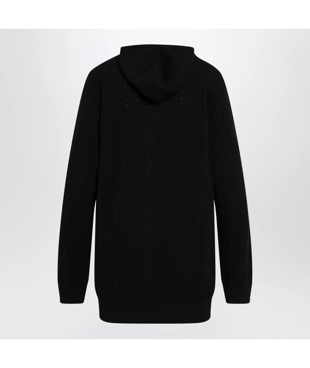BALENCIAGA Черное шерстяное повседневное платье, фото 2