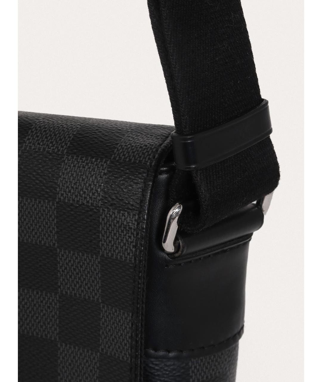 LOUIS VUITTON Черная сумка на плечо, фото 5