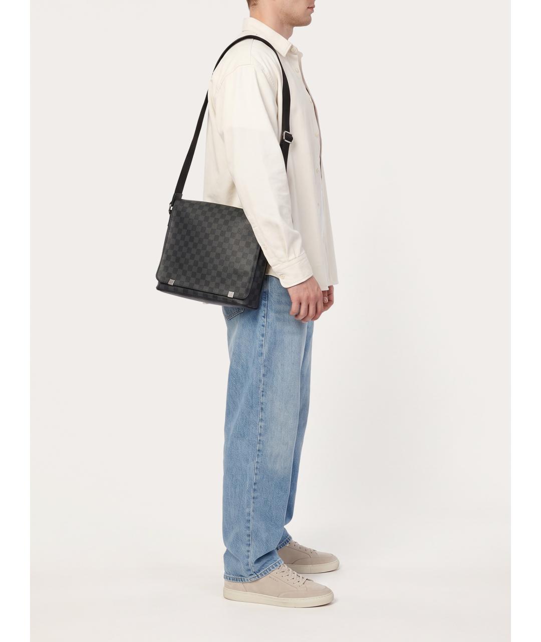LOUIS VUITTON Черная сумка на плечо, фото 8