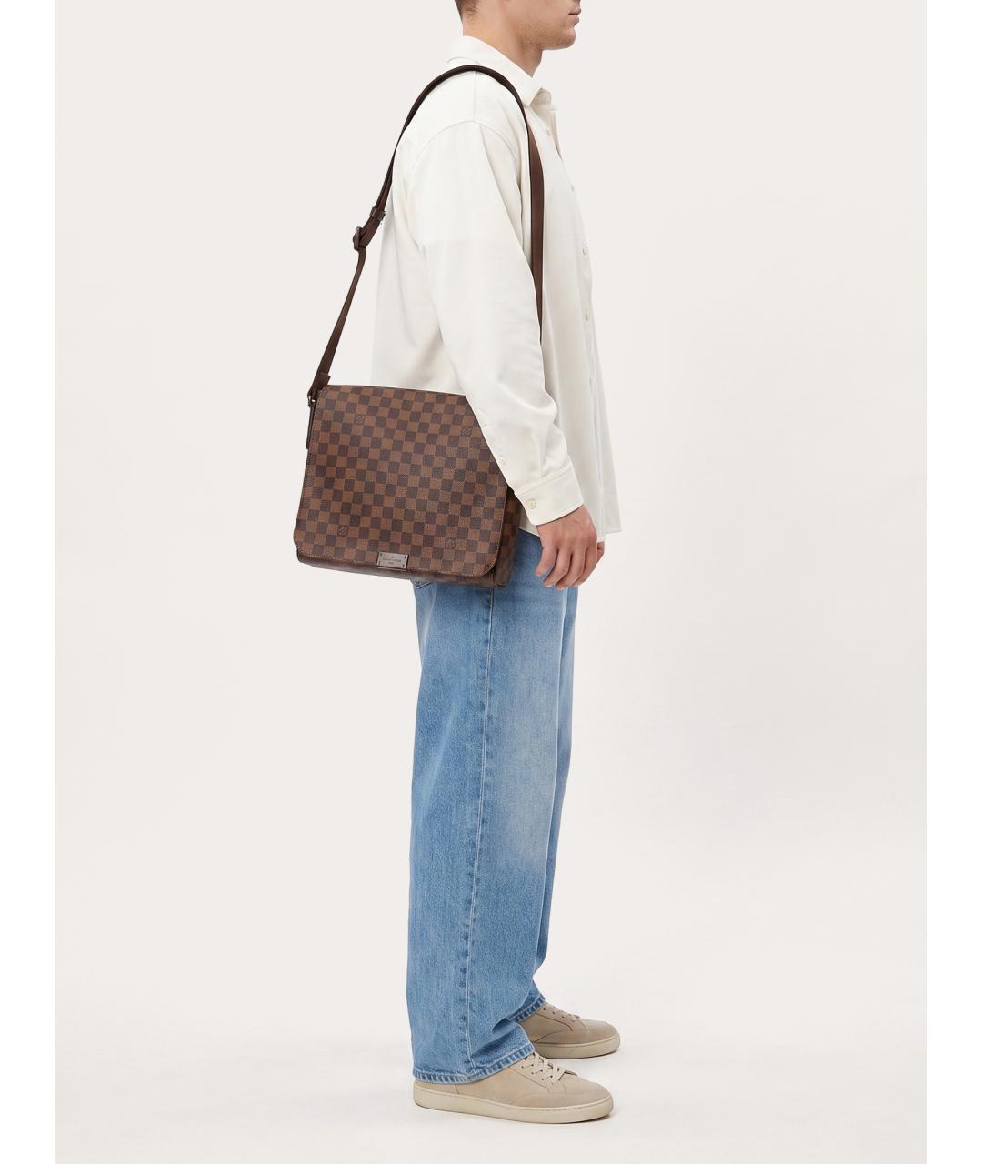 LOUIS VUITTON Коричневая сумка на плечо, фото 8