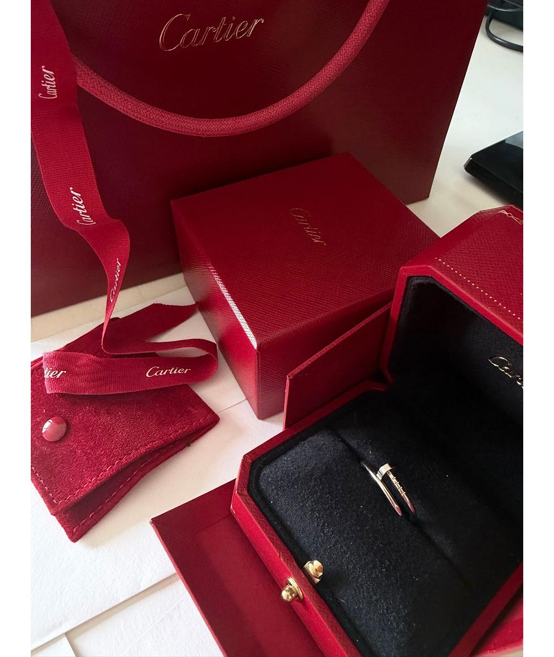 CARTIER Белое кольцо из белого золота, фото 6
