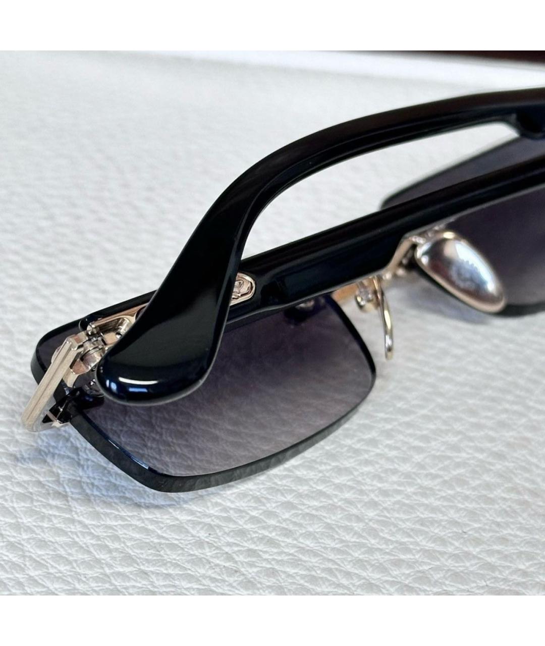 CHROME HEARTS Серебряные металлические солнцезащитные очки, фото 3