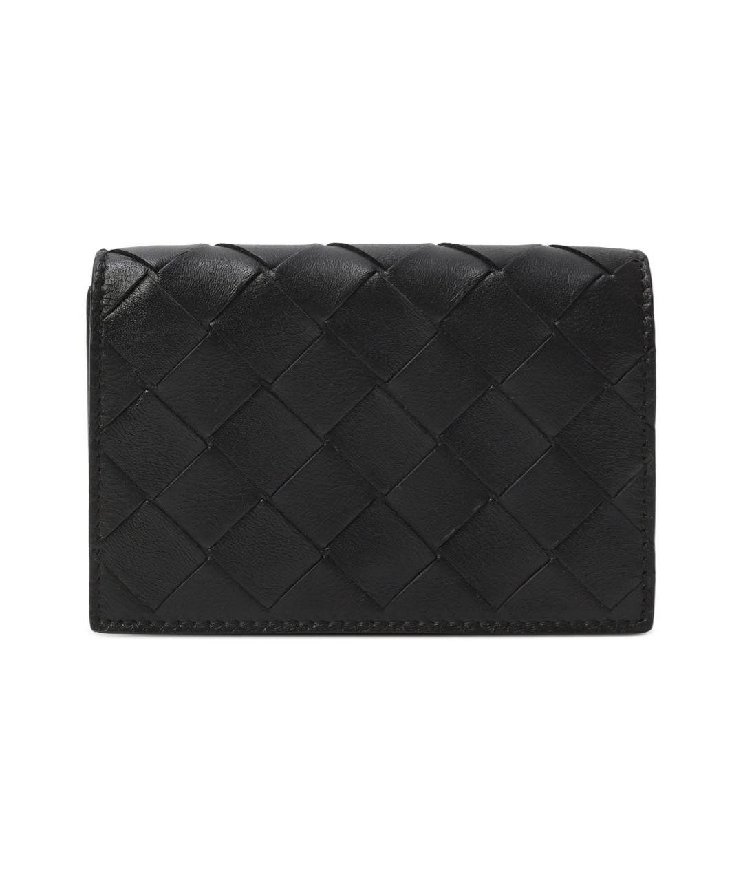 BOTTEGA VENETA Черный кожаный кардхолдер, фото 8
