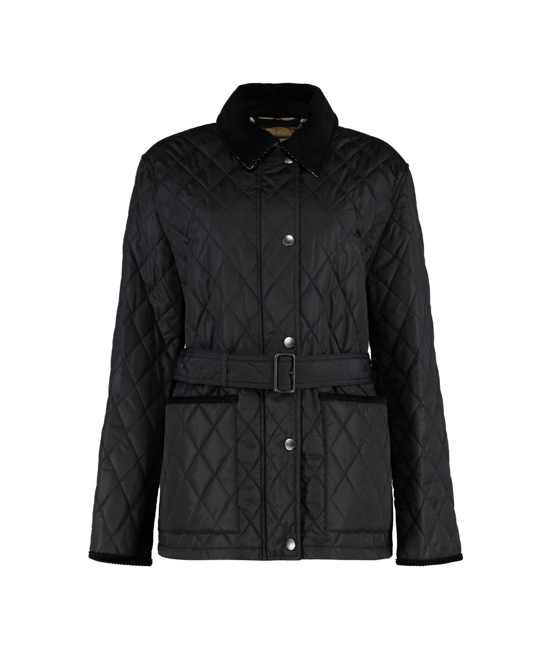 BURBERRY Черная нейлоновая куртка, фото 3