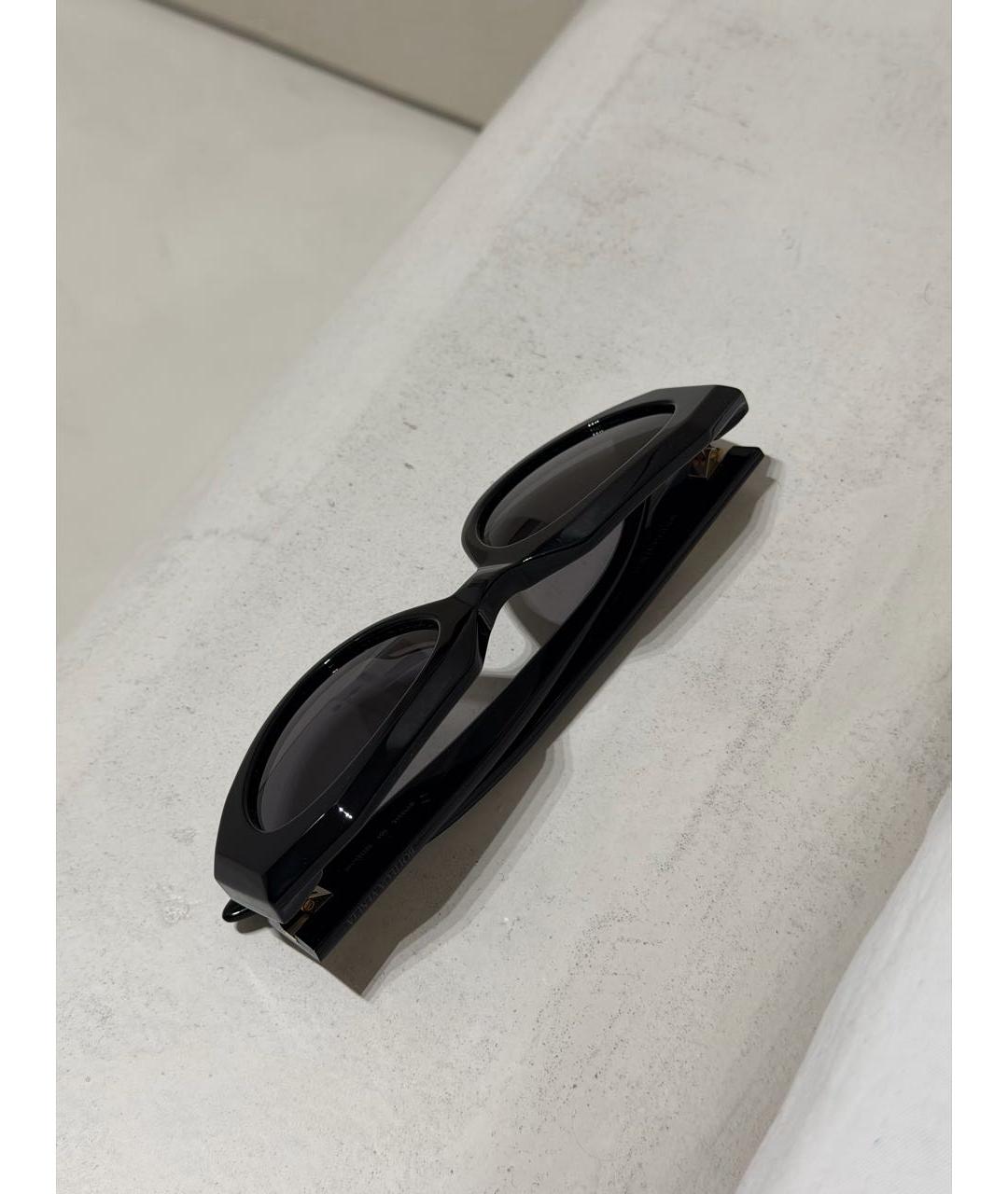 BOTTEGA VENETA Черные пластиковые солнцезащитные очки, фото 4
