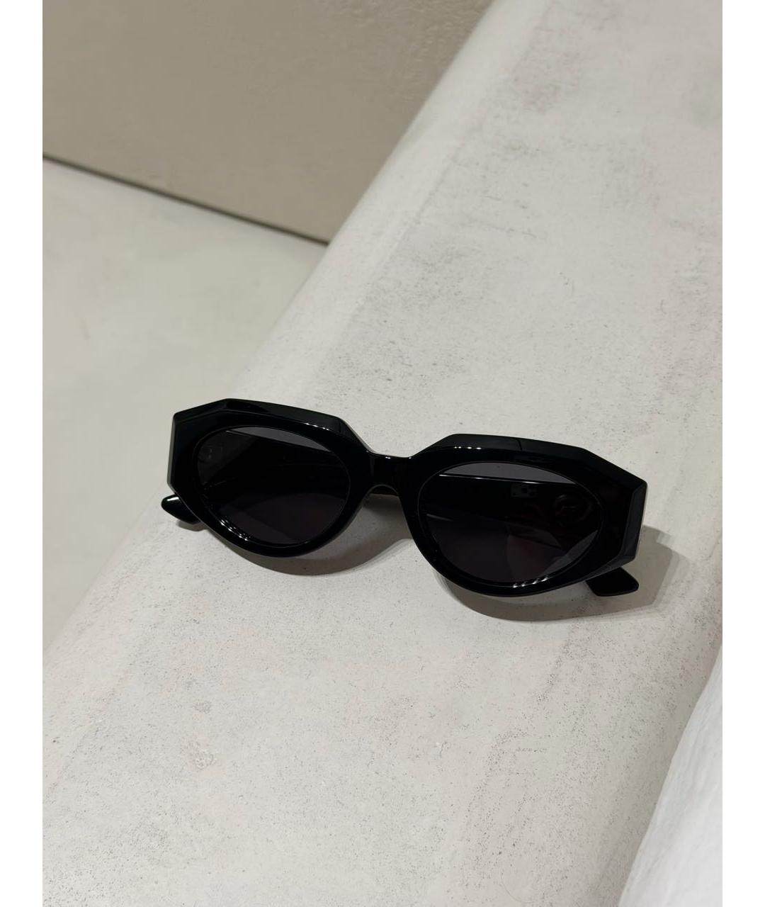 BOTTEGA VENETA Черные пластиковые солнцезащитные очки, фото 3