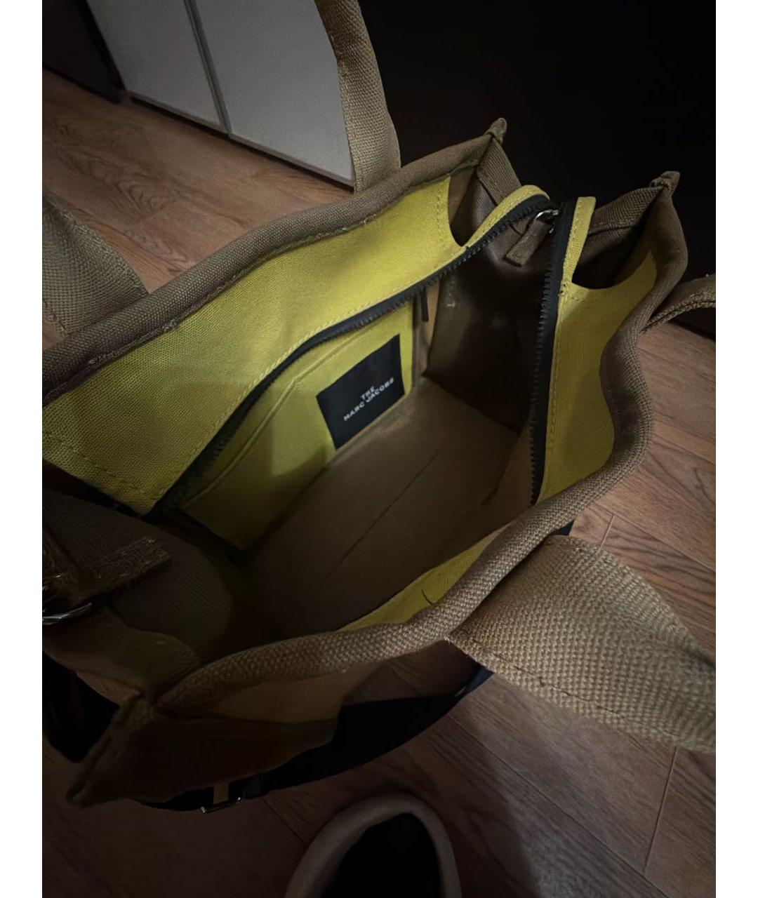 MARC BY MARC JACOBS Бежевая тканевая сумка тоут, фото 4