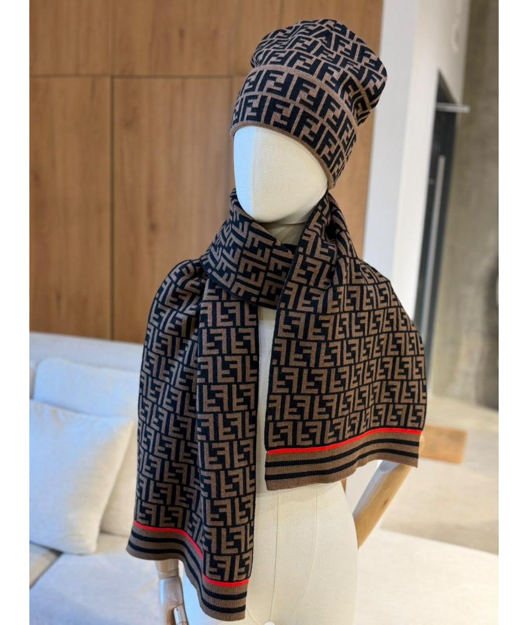 FENDI Мульти шапка, фото 4