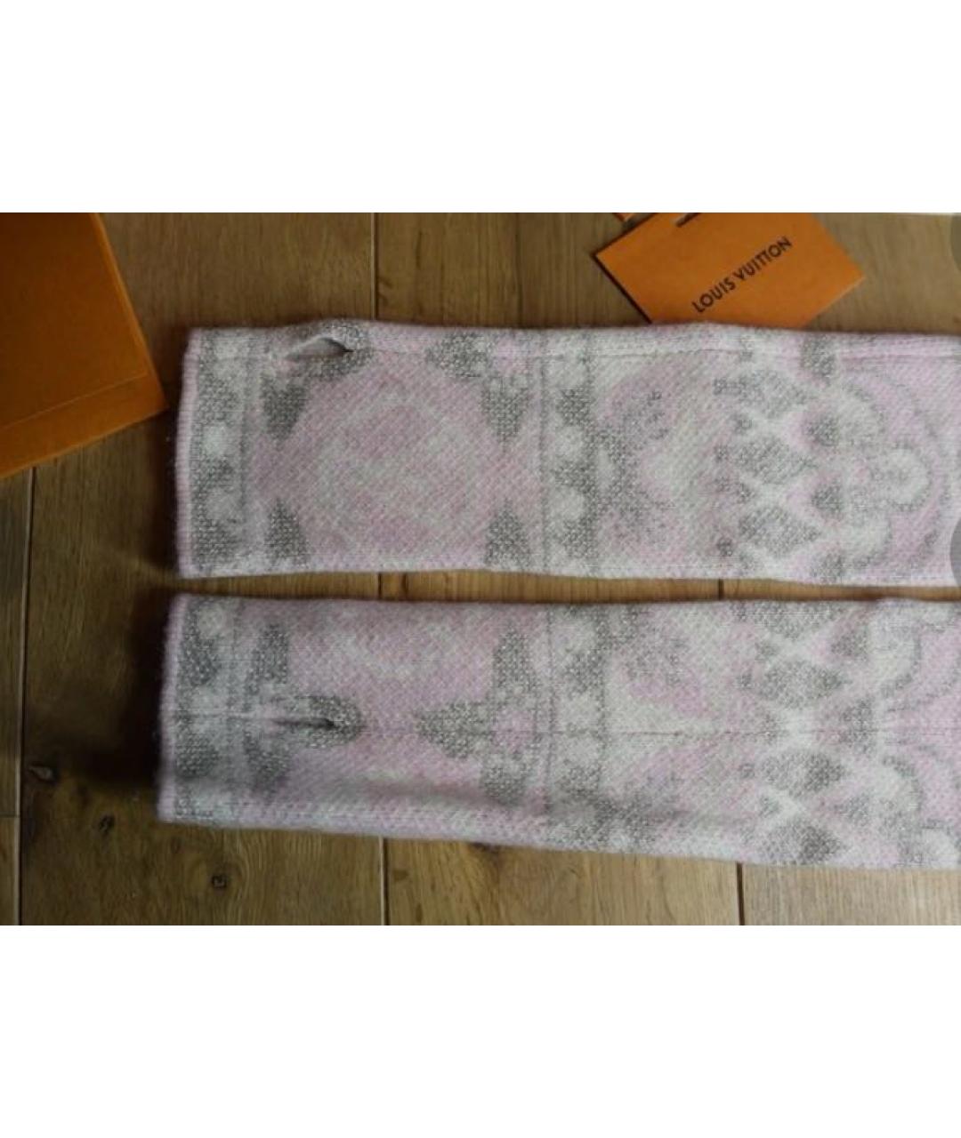LOUIS VUITTON Розовая кашемировая шапка, фото 2