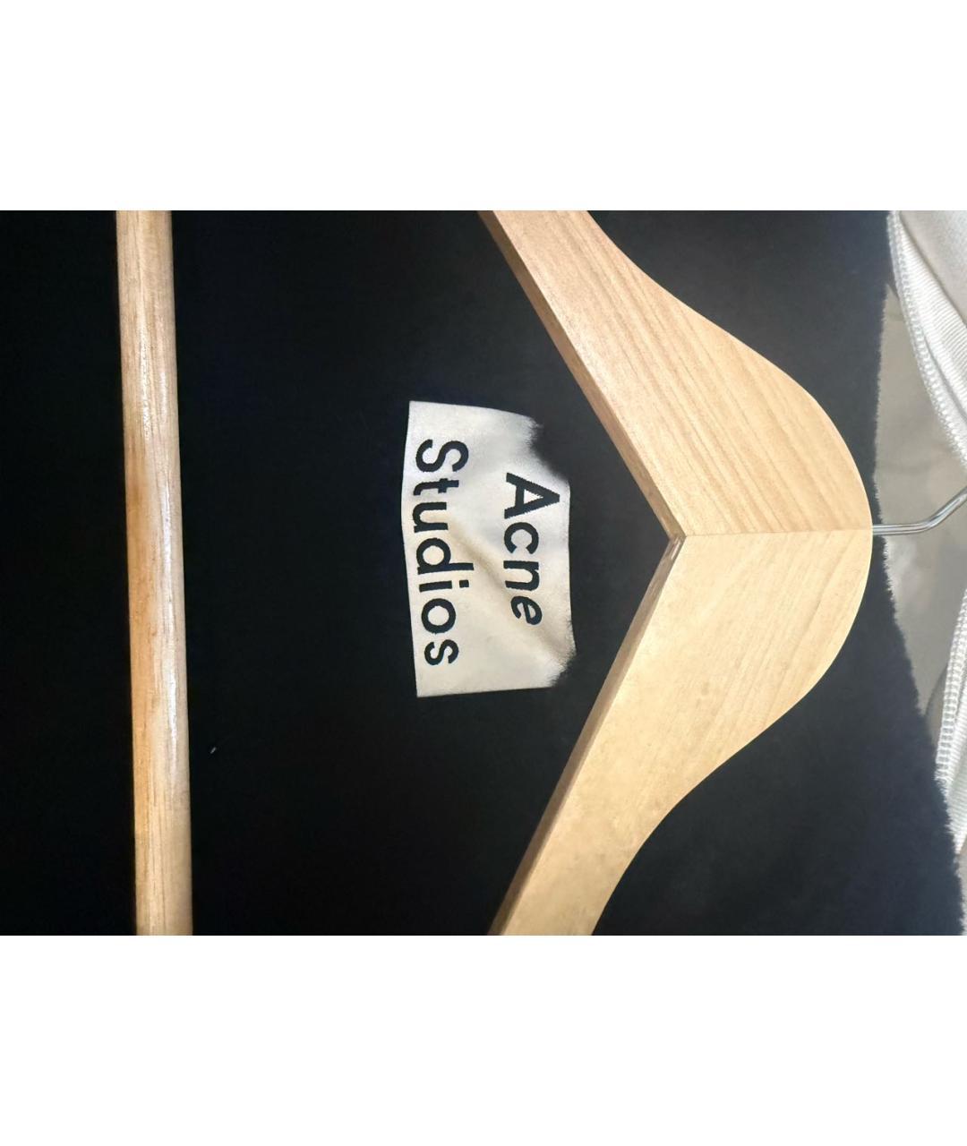 ACNE STUDIOS Черная кожаная дубленка, фото 5