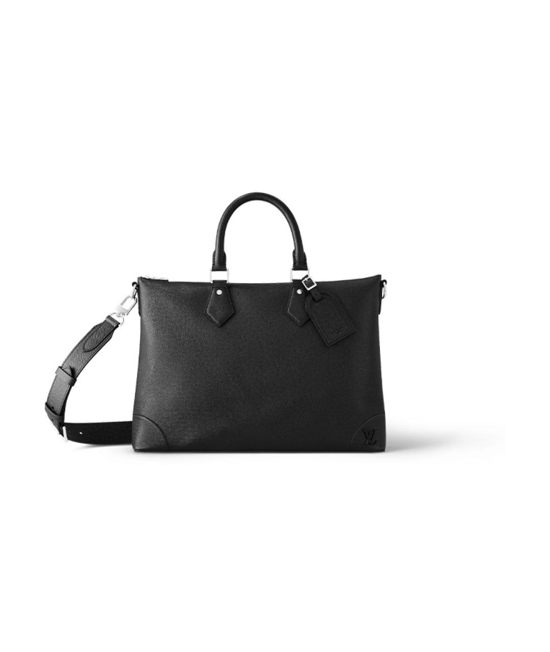 LOUIS VUITTON Черный портфель, фото 6