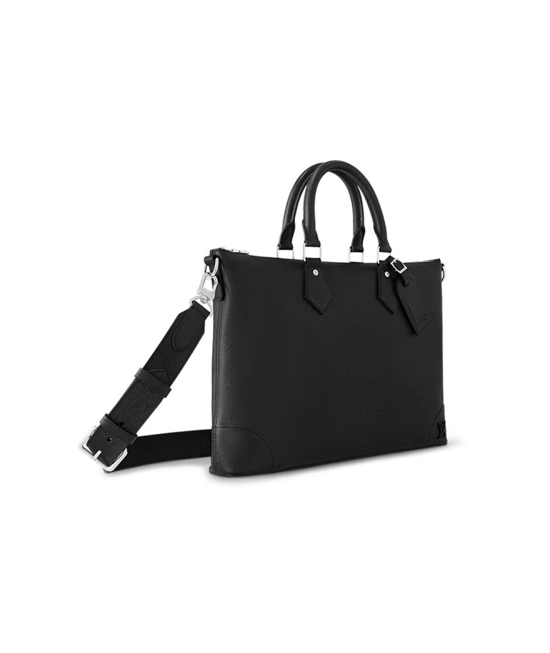 LOUIS VUITTON Черный портфель, фото 2
