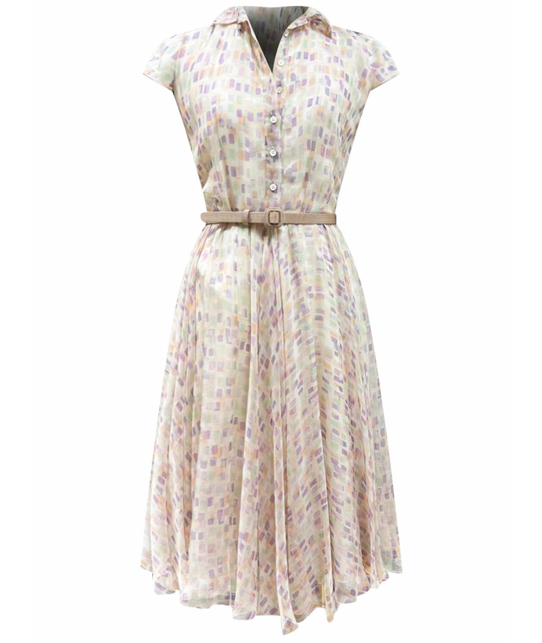 CHRISTIAN DIOR Мульти повседневное платье, фото 1