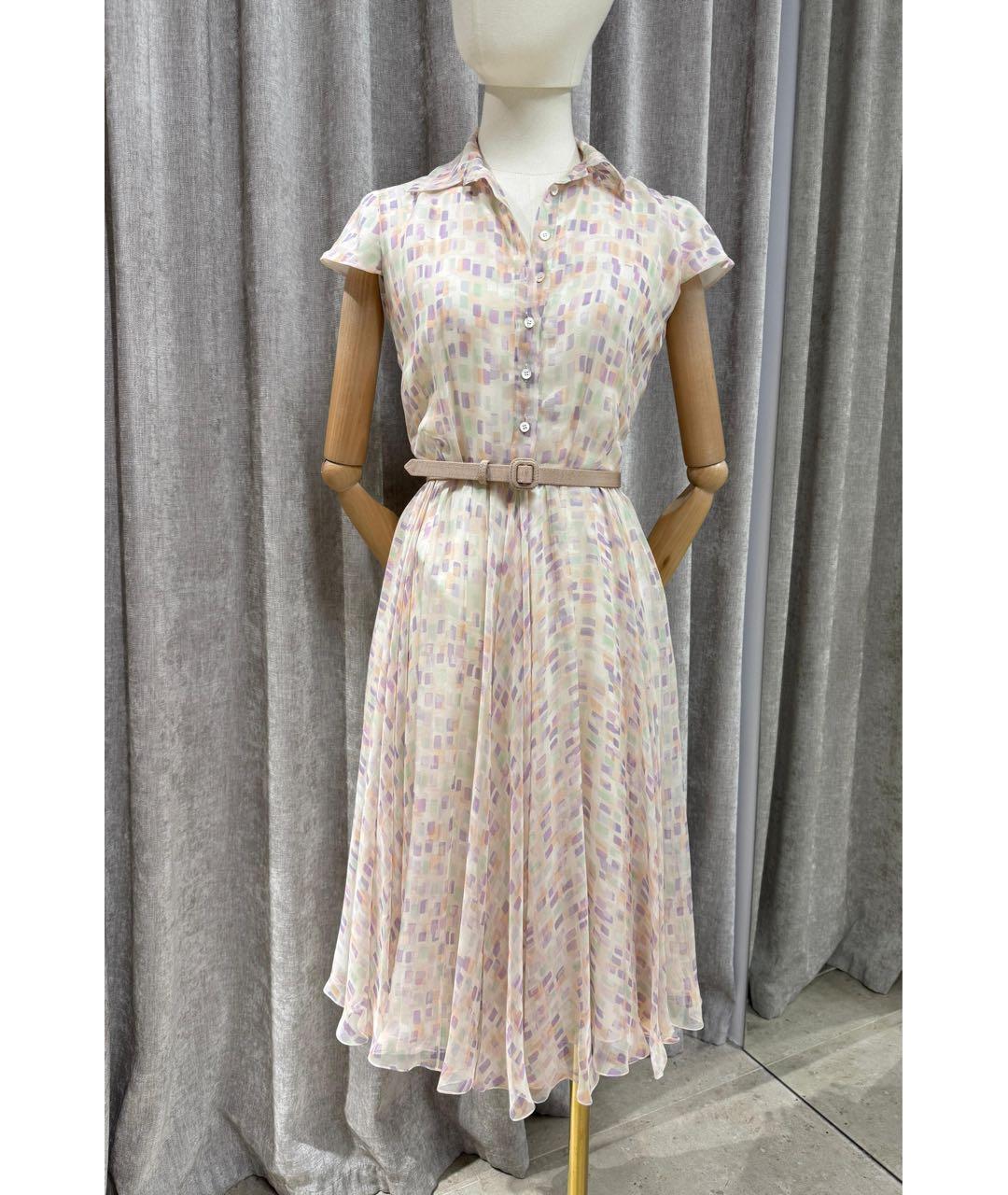 CHRISTIAN DIOR Мульти повседневное платье, фото 3