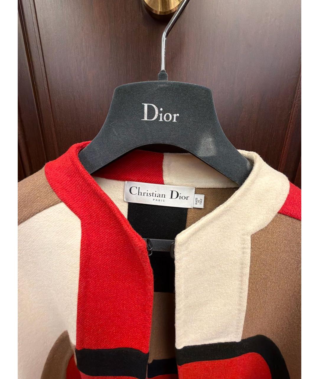 CHRISTIAN DIOR Бежевое шерстяное пальто, фото 3