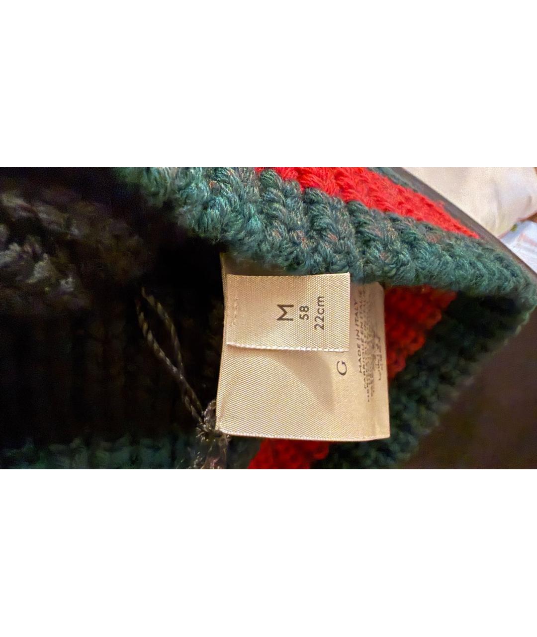 GUCCI Черная шерстяная шапка, фото 5