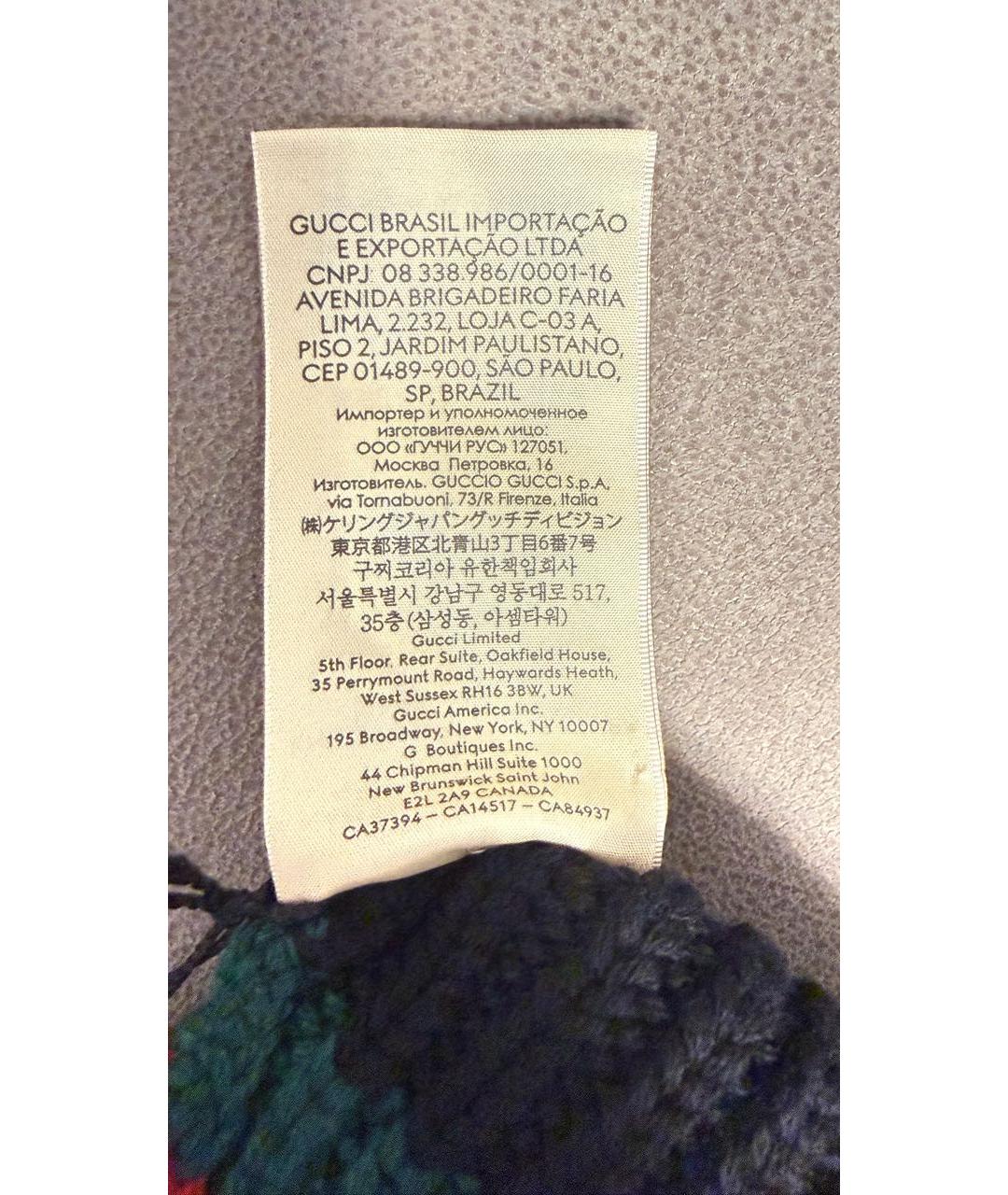 GUCCI Черная шерстяная шапка, фото 3