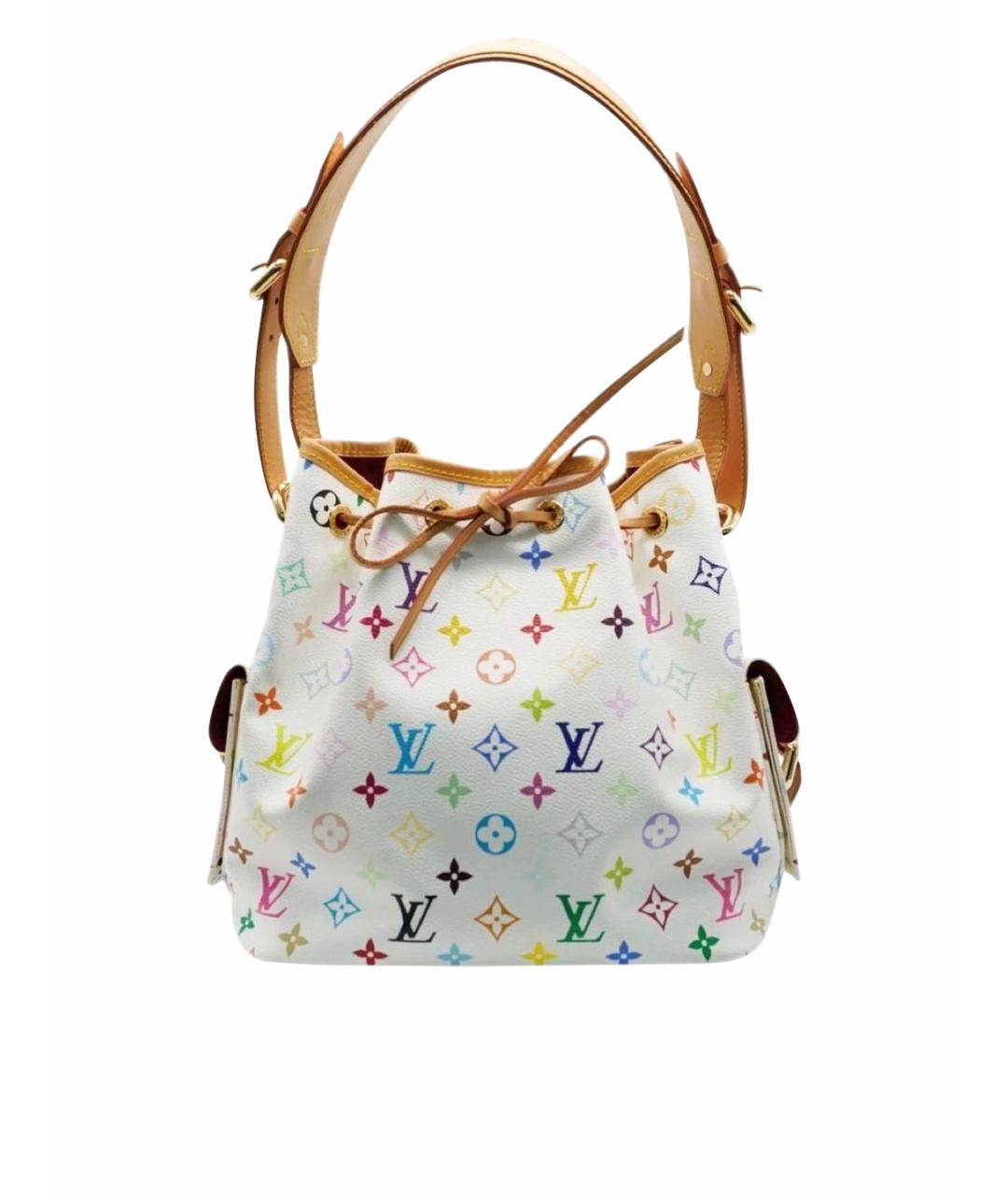 LOUIS VUITTON Белая сумка тоут из канвы, фото 1